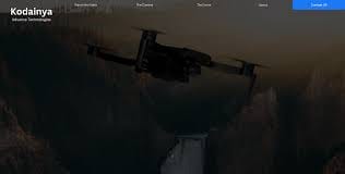 Military-Grade Business Website for Kodainya Advance System - Aplicación Web