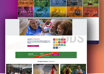 Diseño Web a Medida - 60 y Mucho + - Diseño Gráfico