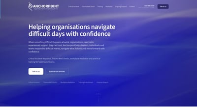 Consultancy website, London - Website Creation