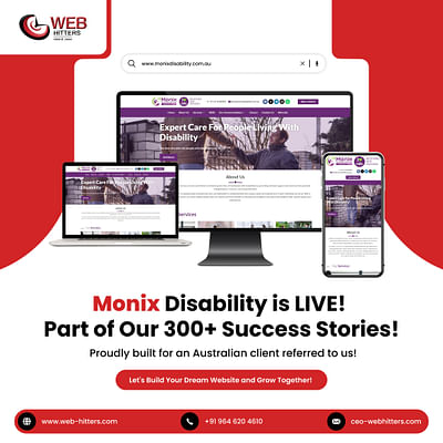 Website Development for Monix Disability - SEO