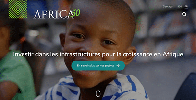 Africa50 - Website Creation