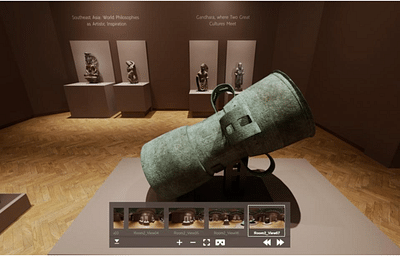 Virtual Museum - Immersive Exhibition - Webseitengestaltung
