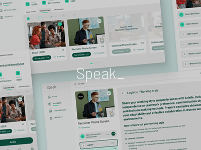 Speak_ - Ergonomie (UX/UI)