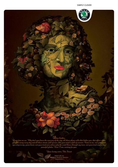Nature calls, The Forest - Werbung
