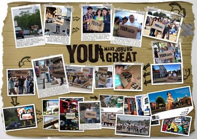 YOU MAKE JOBURG GREAT - Publicité