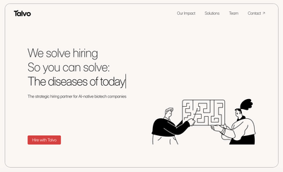Talvo Rebrand and Website Pivot - Website Creation