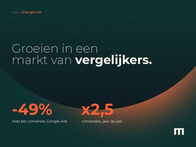 2,5 keer meer conversies in een markt van vergelijkers - Publicité en ligne