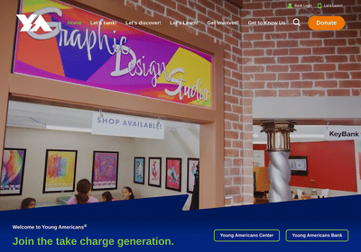 Young American Center - Création de site internet