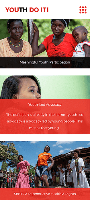 Website Youth Do It - Webseitengestaltung