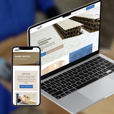 Online gut verpackt - HKT - Webseitengestaltung