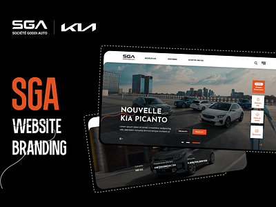 Conception et développement du site web - SGA - Grafikdesign