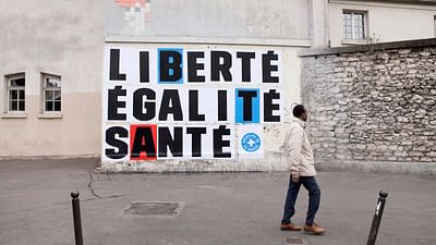 Liberté Égalité Santé - Werbung