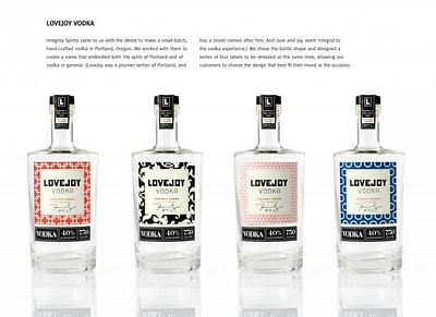 LOVEJOY VODKA - Advertising