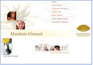 Mandarin Oriental Hotels Website - Advertising