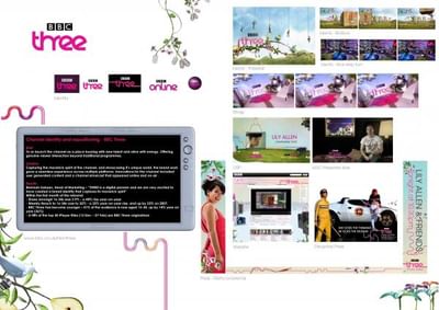 BBC THREE RE-BRAND - Advertising