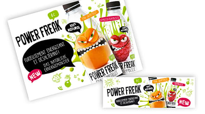 Power Freak Energy Drink - Diseño Gráfico