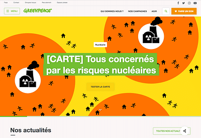 greenpeace.fr - Ergonomie (UX/UI)