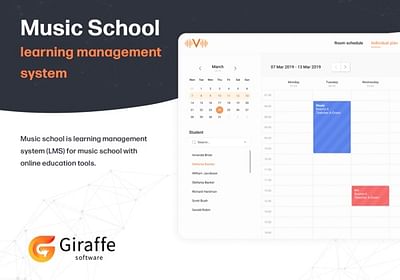 Music School - learning Management System (LMS) - Software Development