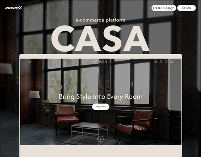 UX/UI Design for Furniture E-commerce Platform + Branding (Figma) - Ergonomie (UX/UI)