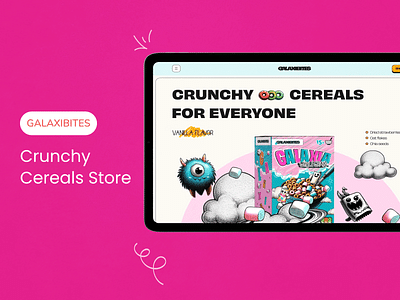 Galaxibites. Crunchy shop - Website Creation