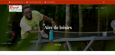 Site Web du Ranch Du Jourdain
