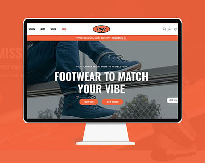 Ecommerce Site For Footwear Business - Webanwendung
