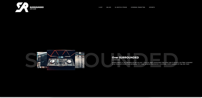Surrounded sounds - Webseitengestaltung