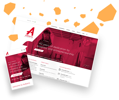 Aalberts' award winning website - Website Creation