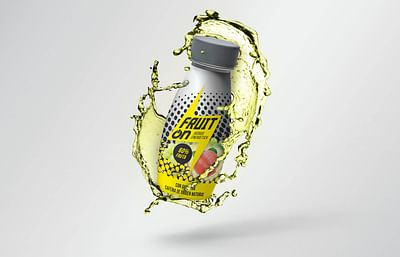 Diseño de etiqueta para Bebida Energética - Diseño Gráfico