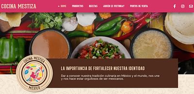 Food website and marketing strategy & content - E-commerce