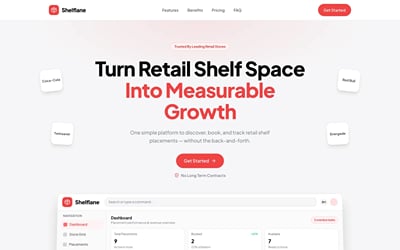 Shelflane: billable retail promotional space for SPAR franchises - Web Applicatie