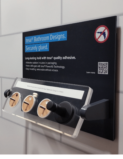 Tesa: ausgezeichnet am POS - Werbung