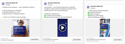 Paid Social Meta & LinkedIn für die Deutschen Bank - Growth Marketing
