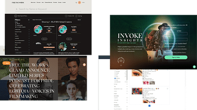 Creative Hub for Talent Showcase - FREE THE WORK - Web Application