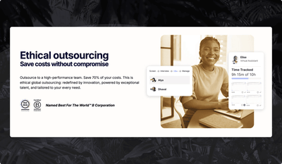 A startup making a positive impact on the world - Software Development