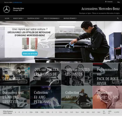 Mise en place de https://www.mercedes-accessoires.fr/ - Référencement naturel
