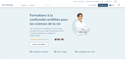 GXP training - Création de site internet