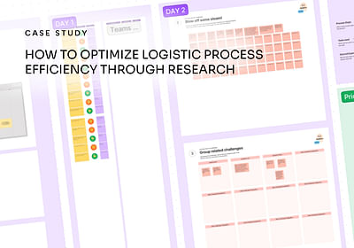 Optimizing Process Efficiency through Research - Ergonomie (UX / UI)