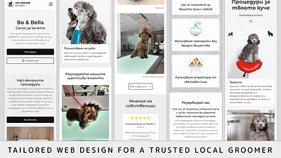 Local Website & SEO for Dog Grooming Studio - Référencement naturel