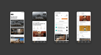 Design of Travelers App to the customers' journey - Marketing