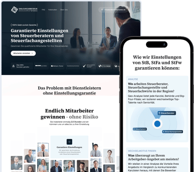 Erfolgreicher Website-Relaunch für Endlich Mitarbeiter - Webseitengestaltung
