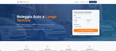 Autonoleggiando - Webseitengestaltung