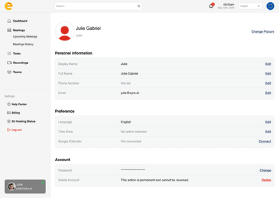 Eyre AI - Développement de Logiciel