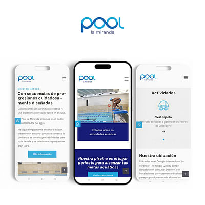 Pool La Miranda - Desarrollo web, UI/UX - Usabilidad (UX/UI)