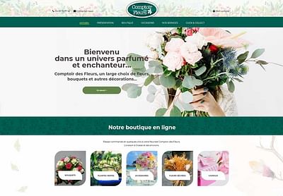 Création d'un site Ecommerce pour fleuriste - SEO