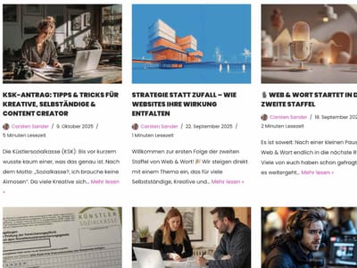 Blog „JUNIK Media“ – Redaktion, SEO & Content-Strategie - Digitale Strategie