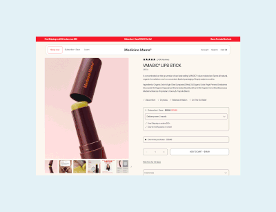 MEDICINE MAMA - Custom Shopify - E-commerce