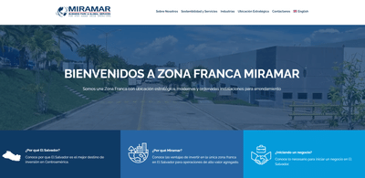 Zona Franca Miramar - Website Creation
