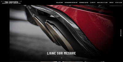 Amélioration Site Internet Tek Motors - Image de marque & branding
