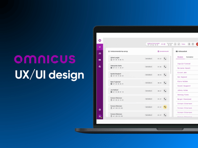 UX Services for a Communication Software Provider - Ergonomie (UX/UI)